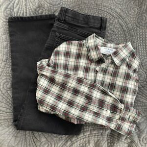 2 pc boys shirt & jeans